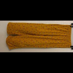 Insta Girl Floral a yellow Pants